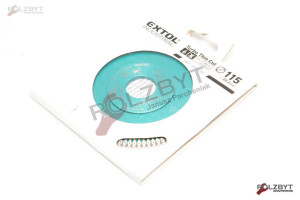 Tarcza Diam.extol 115mm Slim Ultra Cienka 8703041