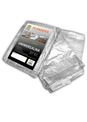 Plandeka wzmacniana SILVER 2 x 3m 120 g.