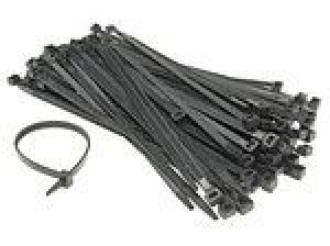 Taśma kablowa 7.6 x 450mm UVBlack 100szt