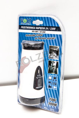 Przetwornik 24v W 230v 300w