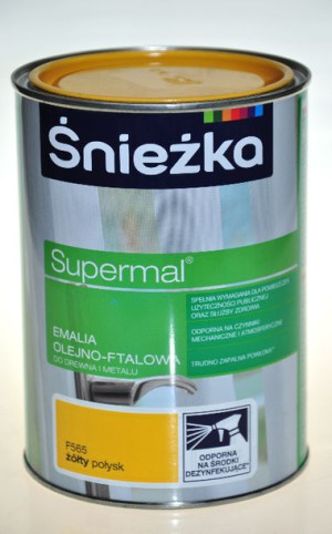 Farba olejna 0,8l ŻÓŁTY