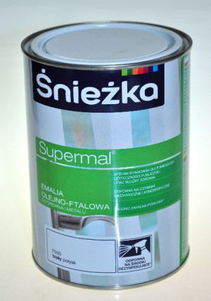 Farba olejna 0,8l BIAŁA ŚNIEŻKA