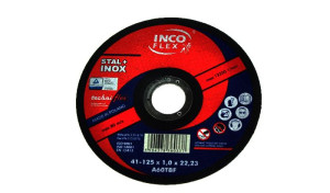 Tarcza Ścierna 125 X 1,0 X 22 -a60tbf Inox + Metal - Inco 26.81.11-30.10