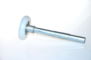 Rolka Tworzywowa d-46mm Zaokrąglona. + Trzpień d=11mm