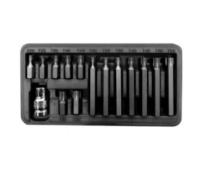 Zestaw Końc. 10mm Torx 15szt Proline