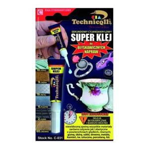 Klej Sekundowy Super Klej 2g
