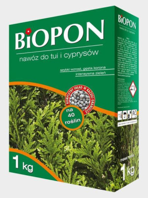 Biopon Nawóz Do Tui I Cytrusów 1 Kg Granulat