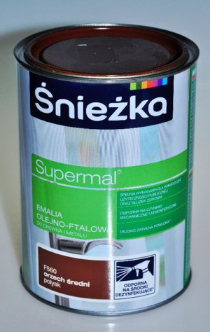 Farba olejna 0,8l. orzech średni