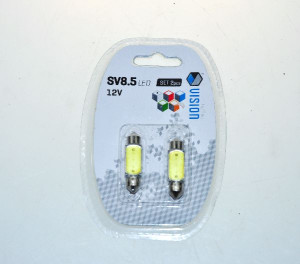 Żarówka Sv8.5 36mm 1 X Hp 1.5w 12v Biała 2 Szt