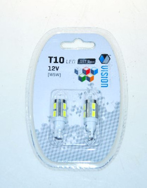 Żarówka W5w 10x5730 Smd Led 2w 12v