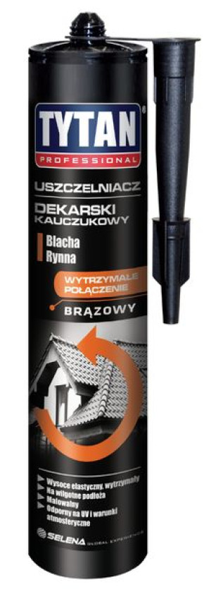 Tytan Uszczelniacz Dekarski Brąz 310ml.