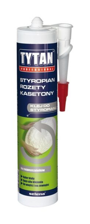 Klej Montażowy klej do styropianu 310ml TYTAN