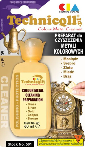 PREPARAT DO CZYSZCZENIA MOSIĄDZU 60ML preparat do czyszczenia mosiądzu P-50