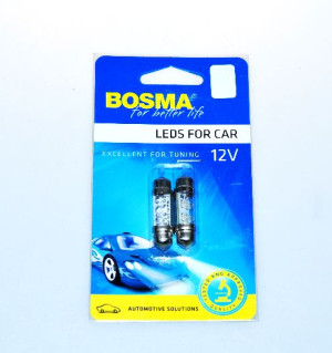 Żarówka 12V 2892 4xLED SV8,5 10x36mm BOSMA
