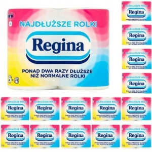 15 x Papier toaletowy Regina Najdłuższe Rolki 2 warstwy
