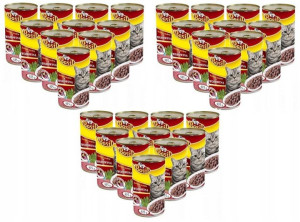 Karma dla kota z wołowiną Basil Puszka 415 g x 30 sztuk