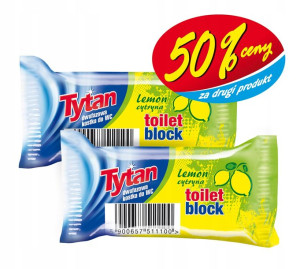 Dwufazowa Kostka Do Wc Tytan Cytryna Zapas 50%ceny