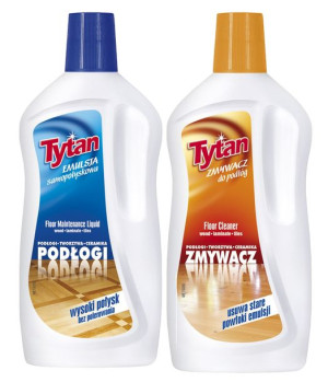 Tytan emulsja do podłóg + zmywacz do podłóg Tytan