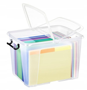 Pojemnik biurowy CEP Smartbox 40l transparentny