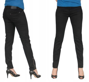 Cienkie Spodnie Jeansy Damskie z Lycrą 3825 82 cm