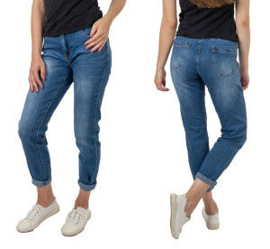 Jeansy Damskie Spodnie Mom Relaxed Fit 856 r 92 cm