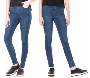 Spodnie Damskie Jeansy Rurki Strecz 1029 pas 78 cm