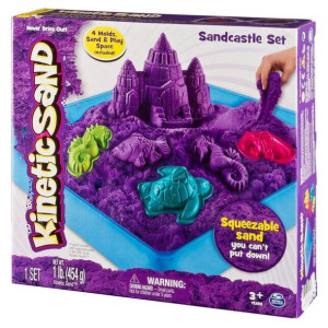 SPIN MASTER Kinetic Sand Zamek 454g Fioletowy
