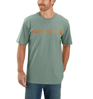 Koszulka Carhartt Core Logo T-Shirt LEAF GREEN HEATHER
