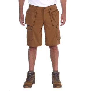 Spodenki Carhartt Steel Multipocket Shorts CARHARTT® BROWN