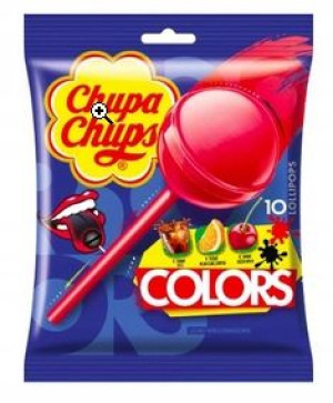 Chupa Chups Colors Farbują Język 120g / 10 Szt.