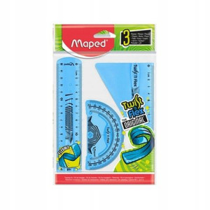 Zestaw Geometryczny Maped 3 Elem Linijka 15cm