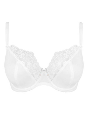 Miękki Biustonosz Lora z Szerokimi Ramiączkami Poupee Marilyn WHITE 70F