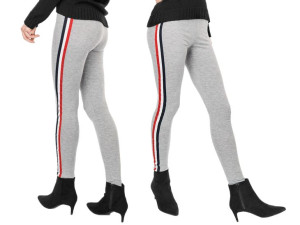 Legginsy z Lampasami Getry Damskie Rurki 5001 M/3