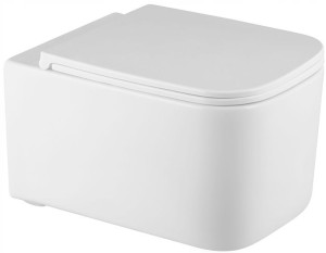 Misa WC Podwieszana Śnieżnobiała TINO Rimless REA