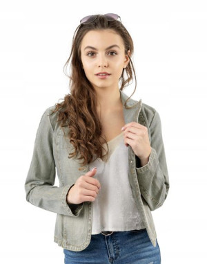 Żakiet Marynarka Dżins Damska Jeans Rogers 17 r 36