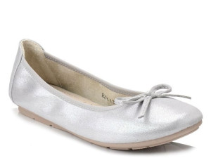 Baleriny damskie S.BARSKI BZY-13 srebrne