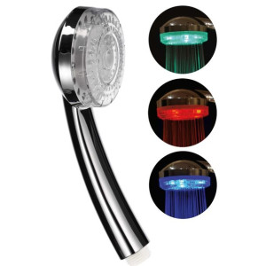 Słuchawka prysznicowa z LED, 8 cm
