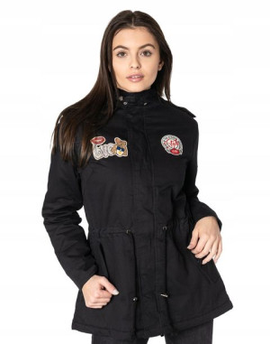 Kurtka Przejsciowa Damska Parka Bomber 38504-1 r S