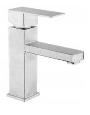 Bateria Umywalkowa Nablatowa Niska SIENA Chrom