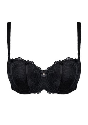 Usztywniany Biustonosz Sorbet z Odpinanymi Ramiączkami  Marilyn BLACK 75G