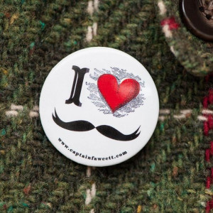 Captain Fawcett zestaw przypinek Badge Collection