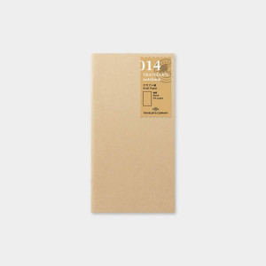 Wkład do Traveler's Notebook - 014 (papier kraft)