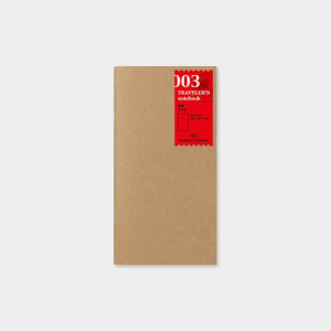 Wkład do Traveler's Notebook - 003 (czysty, biały papier)