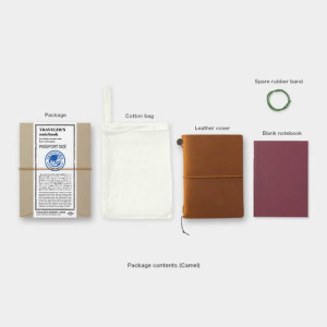 Traveler's Notebook Passport Size Camel notatnik jasnobrązowy