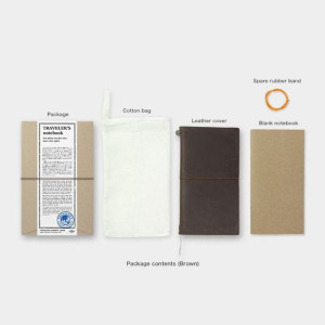 Traveler's Notebook Regular Brown notatnik brązowy