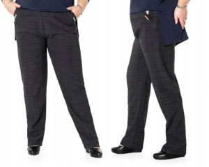 Duże Eleganckie Spodnie Damskie Z305-1 roz 7XL/8XL