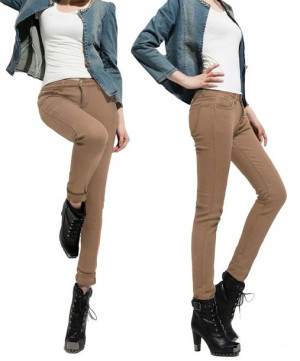 Spodnie Damskie Rurki Cygaretki Lycra 832/17 92 cm