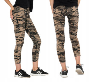 Spodnie Damskie Rurki Moro 7/8 Army Jeans 16569 L