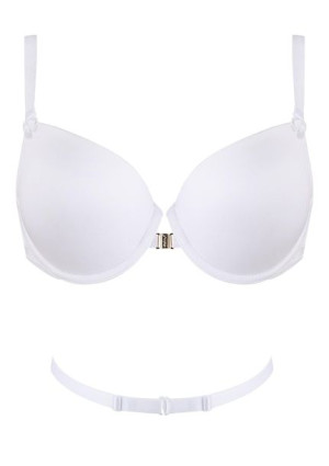 Zapinany z Przodu Biustonosz Enigma 01 Silikonowy Tył Marilyn WHITE 80C
