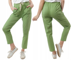 Cienkie Spodnie Damskie Bawełniane 199-09 XXL/3XL